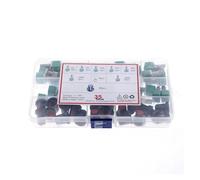 35pcs 5Pin single linked potentiometer with switch sealing potentiometer kit set 1K/5K/10K/50K/100K/500K with knob Box MQXFCZUX