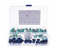 35pcs audio 3pin shaft 15mm amplifier sealing potentiometer kit Box 1K/5K/10K/50K/100K/500K with knob BIANMTSW
