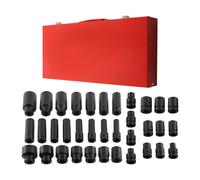 35 pièces jeu de douilles de hocs 1/2" 8-32mm Deep Impact Socket Set