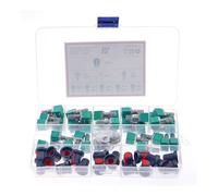 35pcs single linked potentiometer with switch audio sealing potentiometer kit set 1K/5K/10K/50K/100K/500K with knob Box NWPNLXEA