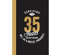 35th Year Work Anniversary: Employee Appreciation Gift for Job Milestone of 35 Years of Service