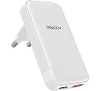 35W AC USB C, Ultra-Thin Dual USB Charger, Flat Wall Plug for iPhone 15 14 13 12 11 Pro Max XS XR se iPad Samsung