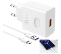 35W Chargeur USB Supercharge avec Câble USB C 2m pour 200 400 Lite Pad X9a X6c X6b X7b Magic6,35W Chargeur Rapide pour 90 70 Lite