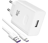 35W Supercharge Chargeur Rapide pour Honor X6b X8c X8b Magic7 6 Lite 200 Smart/Lite,35W Supercharge Chargeur avec 5A Câble USB C 1m pour Honor 400 90 70 Lite Magic6 6Pro X8a X7a X6a Pad X8a X9a X9 9 8