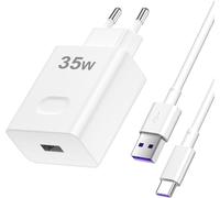 35w Supercharge Fast Charger For Honor 90 Lite Magic6 Lite 200 Lite, 35w Supercharge Fast Charger With Usb C Cable 5a 1m For Honor 400 90 70 Lite X8b For Honor X8b X8c X6b X8a X7b Magic5 Lite