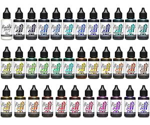 35x 30m Octopus Fluids Resin Ink Set, encre à alcool pour résine époxy et résine UV