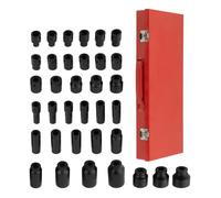 35x Jeu de douilles à chocs 1/2"" 8-32 mm Coffret de douilles 1/2 hoc impact Socket Set