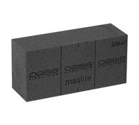 35x Oasis Bio Black - Brique Mousse Florale Humide Noir pour Compositions Fleurs Artificielles Fleurs Fraîches / 23cm x 11cm x 7,5cm