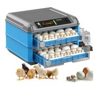 36/192/256/500 Incubateur d'œufs avec contrôle automatique de l'humidité de rotation des œufs pour poulet, canard, oie, pigeon, contrôle numérique de la température pour la maison et la ferme
