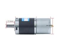 36-3530 36MM DC 12V 24V High Torque Planetary Gear electronic starter Shaft Diameter 6mm/8mm 36GP-3530 Adjustable Speed Can CW CCW M CZAOINCU(24v 222rpm,8mm)