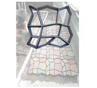 36 43 50 cm Moule à pavé en béton, moules en béton for chemins de bricolage, réutilisable for créer des allées artistiques, pelouse, patio, jardin(36x36cm/14.2x14.2in)