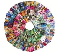 36/50/100/150/200/447 couleurs Fil à broder en croix, fil à broder, fil à coudre, pelotes pour broderie, fil pour bracelets d'amitié, fil pour artisanat, set de fil à broder 100 pièces,150 pièces,50 p