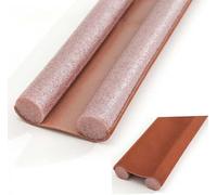 36.6 Inch Door Bottom Sealing Strip,Door Draft Stopper,Washable Under Door Draft Noise Blocker,Blocks Draft, Noise, and Light,Home Essentials (Brown)