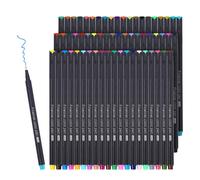 36/60 Stylos Fineliner Aux Couleurs Vives Pour La Prise De Notes, Pour Les Journaux, 100 Stylos Fineliner, Pour Les Étudiants, Les Enseignants Et Les Écoles De Bureau