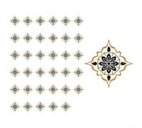 36 autocollants autocollants en PVC pour sol en diagonale pour salon, chambre à coucher et autres espaces intérieurs (C)