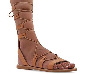 36 beige Emmanuela Sandales en cuir dans un style grec ancien, des sandales de gladiateur plat à la main avec des orteils ouverts, des chaussures d'été pour femmes