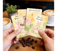 36 cartes d'affirmation mignonnes d'animaux de la forêt, jeu d'affirmations positives de créatures de la forêt à l'aquarelle pour la motivation quotidienne, l'amour de soi et la pleine conscience, car