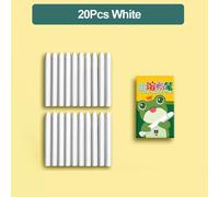 36 Color Water-Soluble Chalk Color Erasable Pen School Teacher Special Blackboard Pen Student Painting Pen Set For Kid - Type 20pcs White