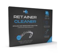 36 Comprimés Nettoyants pour Orthodontie Transparente | Aligneur, Gouttières dentaires, Retenue | formule 2-en-1 avec Oxygène Actif Antibactérien, Menthe (pack 5 semaines)