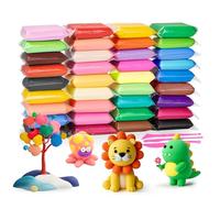 36 Couleurs Air Dry Clay pour Enfants, Pate Autodurcissante, Argile Autodurcissante, pate durcissante, Pate a Modeler Enfant, Cadeau Créatif pour le Bricolage pour Garçons et Filles de 3 à 12 Ans