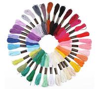 36 Couleurs Fils Bracelet Brésilien kit,Fil Broderie,Fil Coton,Laine Bracelet Bresilien,Fil Canevas,Fournitures de Loisirs Créatifs, pour Broderies, Loisirs Créatifs, Point de Croix,8m