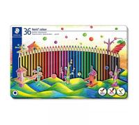 36 Crayons De Couleur - Boîte Métal - Staedtler Noris Colour