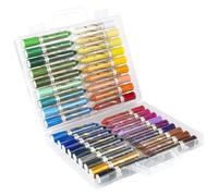 36 Crayons de Couleur en Cire, Peindre à l'Aquarelle, Hydrosoluble | ultra doux, onctueux et haut pigmenté | pour user sèche et humide | Mixed Media conception sur papier, carton, toile, bois