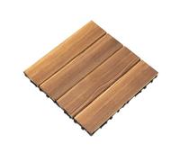 36 dalle terrasse exterieur, dalles de recouvrement en bois dur emboîtables | épais coussin pour balcon, 30,3x30,3cm caillebotis exterieur Pour jardin carrelage