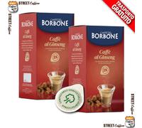 36 Dosettes au Ginseng en Papier Caffè Borbone Ese 44 MM Filtrocarta