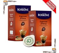 36 Dosettes D'Orge En Papier Caffè Borbone Ese 44 MM Filtrocarta