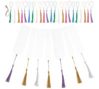 36 Ensembles Marque-page en Acrylique Vierge Pompon