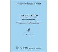 36 Etudes Op. 20 - Vol. 1