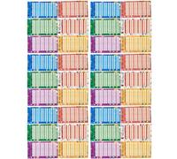 36 Feuilles Fiches Budgétaires Perforées Portables | Feuilles de Budget Pratiques, Accessoire de Plan, pour Entreprises et Maisons, en Papier