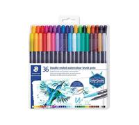 36 feutres de coloriage - Aquarellable - Double pointe pinceau - Staedtler
