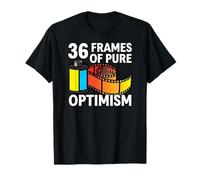 36 Frames of Pure Optimism 35mm Film Photography Analog Cam T-Shirt