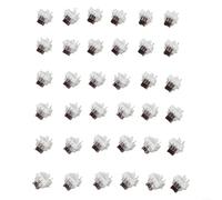 36 Interrupteurs Mécaniques Tactiles 3 pour broches pour clic(Brown) | Feel tactile pour précis, pour clic audible satisfaisant, force 50gf, compatible pour mx standard, installation facile