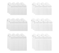 36 Paires/72 Bandes Languettes Accroches Tableaux Résistantes à l'Eau Adhesif Cadre Sans Percer pour Cadres, Accrochage de Tableaux et Décorations, Décos de Noël sur Diverses Surfaces Adhésif Tableau
