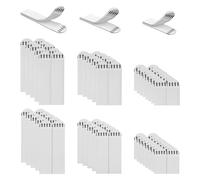 36 Paires Bande De Suspension D'image Double Face, 72 Bandes Forte Adhérence Languettes Accroche Tableau Sans Percer, Bandes Adhésives Murales pour Cadres Horloges Murales