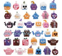 36 Pcs BOx Fruits Figure Décoration Ornements, Animation Figurines Décoration, Figurine Miniature Collectionner BOx Fruits Fournitures Décorations Gâteau pour Anniversaire Enfant