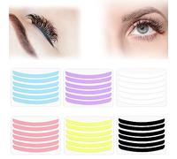 36 Pcs Kit de Ruban de Lifting des Cils, Outil de Lifting des Cils en Silicone, Coussinets de Lifting des Cils, Ruban de Perm réutilisable, Compensateur de Lifting des Cils (6 Couleurs)