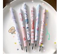 36 Pcs/Lot Animal De Bande Dessinée Lapin Ours Continue D'écrire Mécanique Crayon Mignon Dessin Peinture Stylos École Fournitures De Bureau En Gros