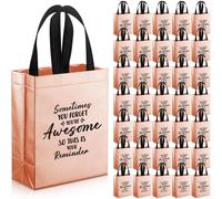 36 PCS Merci sacs-cadeaux reutilisables Sacs-cadeaux d'appreciation des employes Parfois, vous oubliez votre cadeau d'appreciation de l'equipe po