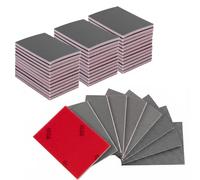 36 PCS Papier Poncage & Éponge Abrasive P180/240/400/600/800/1000/1200/1500/2000/2500/3000/4000, Kit Papier à Poncer à l'eau Sec, Flexible Alternative à la Cale à Poncer pour Carrosserie, Bois, Métal