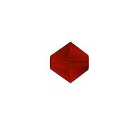 36 Perles Preciosa MC Rondelle Bicone toupie, tapis rouge Drak (siam mat)
