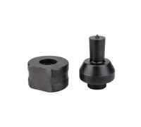 36-Piece Hydraulic Round Hole Punch Die Set, Compatible with CH60/60L/70/70L for Steel Sheet, Copper Plate, Aluminum Plate (CH60L-36 Piece)