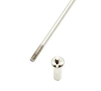 36 pièces 13G vélo de route a parlé vtt en acier inoxydable mamelon en cuivre for vélo(246mm)