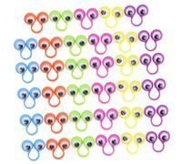 36 Pièces Anneaux Marionnettes À Doigt Avec Gros Yeux Mobiles, Jouets Créatifs En Plastique Pour Enfants, Idéal Pour Fêtes, Activités Scolaires Et Développement Imaginatif