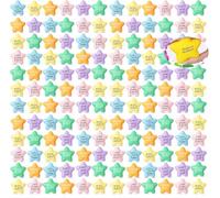 36 Pièces Balles Anti-Stress, Anti-Stress Balles Motivantes Boules , 5.5cm Anti-Stress Forme d'étoile Balle, Soulagement Stress Anxiété Boules Enfant et Adultes,Fête-8 Styles Couleur Mixte