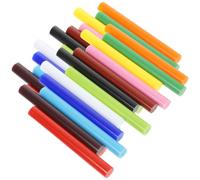 36 Pièces Bâtons de Colle Chaude EVA pour Loisirs Créatifs | Fusion Rapide, Faible Bulles, Adhérence, Collage Tissu, Maison et Œuvres D’art Couleur Aléatoire
