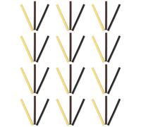 36 Pièces Bâtons de Colle Kératine Mini Hot Melt | Noir Jaune Marron, Lot, Assemblage Rapide, Finition Naturelle, pour Lace Fronts et Lace Wigs
